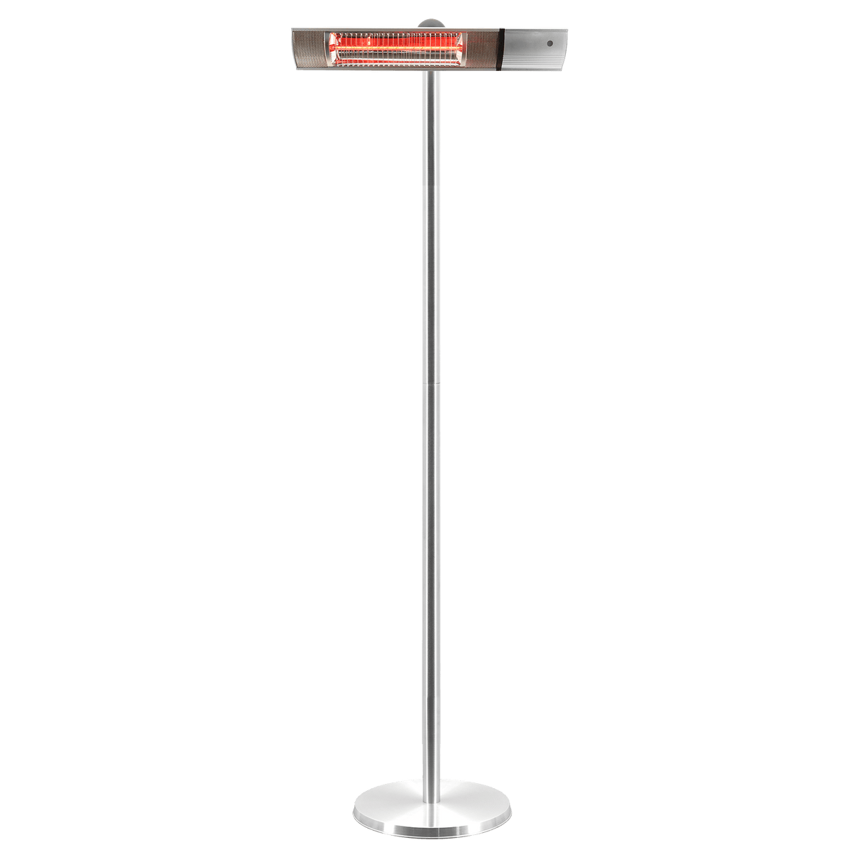 Terassilämmitin 500/1000/1500W lattiamalli, kaukosäädin, RGT, hopea HORTUS - KarelianStore