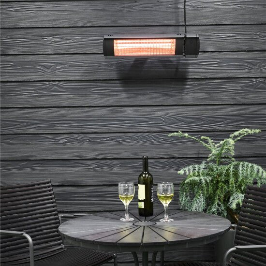 Terassilämmitin ECO High - line 1500 W, titanium HEAT1 - KarelianStore