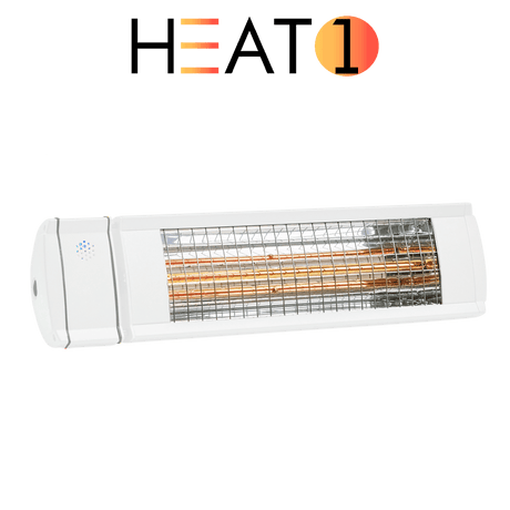 Terassilämmitin ECO high - line 1500W valkoinen HEAT1 - KarelianStore