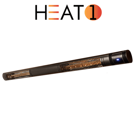Terassilämmitin ECO high - line 2 x 1500 W, musta HEAT1 - KarelianStore