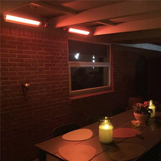 Terassilämmitin ECO High - line 2000 W, hopea HEAT1 - KarelianStore