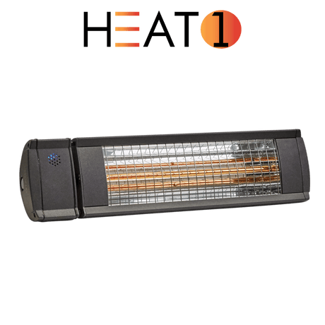 Terassilämmitin ECO High - line 2000 W, titanium HEAT1 - KarelianStore