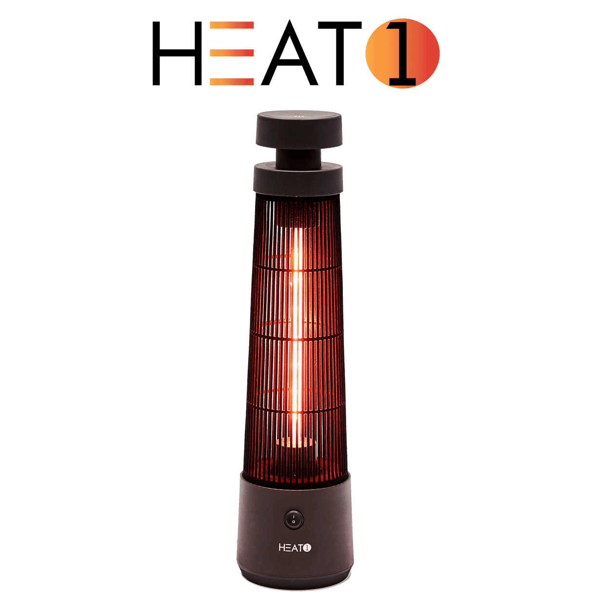 Terassilämmitin ECO high - line pöydänalusmalli "Cone" 1200W, musta HEAT1 - KarelianStore