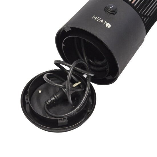 Terassilämmitin ECO high - line pöydänalusmalli "Cone" 1200W, musta HEAT1 - KarelianStore