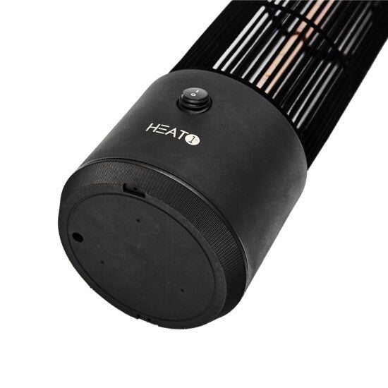 Terassilämmitin ECO high - line pöydänalusmalli "Cone" 1200W, musta HEAT1 - KarelianStore