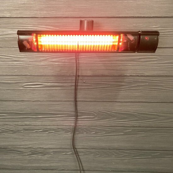 Terassilämmitin ECO plus - line 2000 W, oskilloiva, musta HEAT1 - KarelianStore