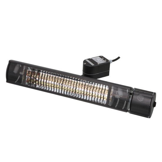 Terassilämmitin ECO plus - line 2000 W, oskilloiva, musta HEAT1 - KarelianStore