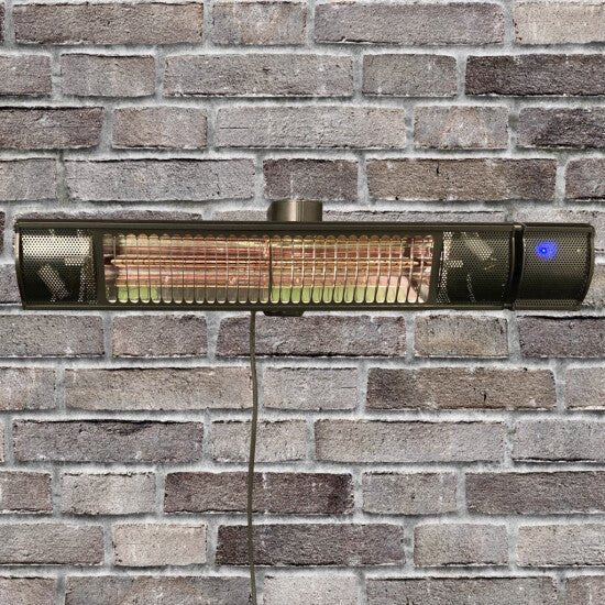 Terassilämmitin ECO plus - line 2000 W, oskilloiva, musta HEAT1 - KarelianStore