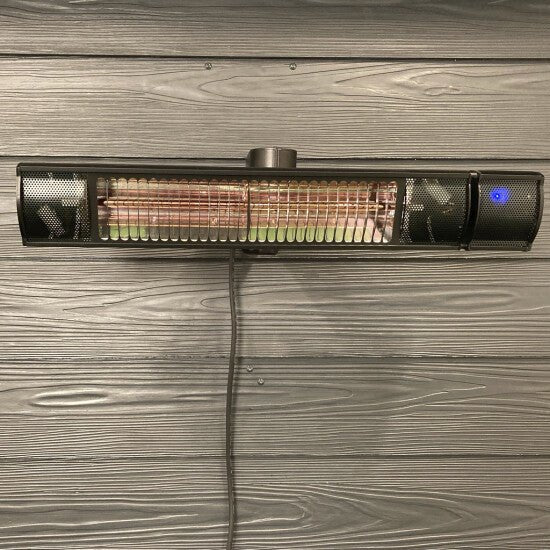 Terassilämmitin ECO plus - line 2000 W, oskilloiva, musta HEAT1 - KarelianStore