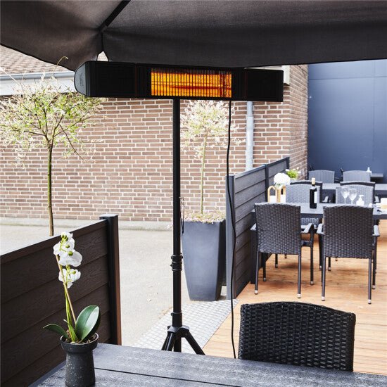 Terassilämmitin ECO pro - line 2000W, BT - sovellus ja kaiuttimet, musta HEAT1 - KarelianStore