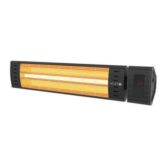 Terassilämmitin ECO pro - line 2300W kaukosäätimellä, musta HEAT1 - KarelianStore