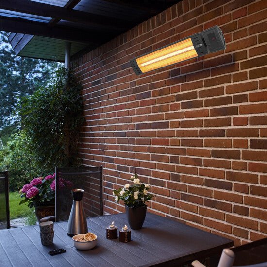 Terassilämmitin ECO pro - line 2300W kaukosäätimellä, musta HEAT1 - KarelianStore