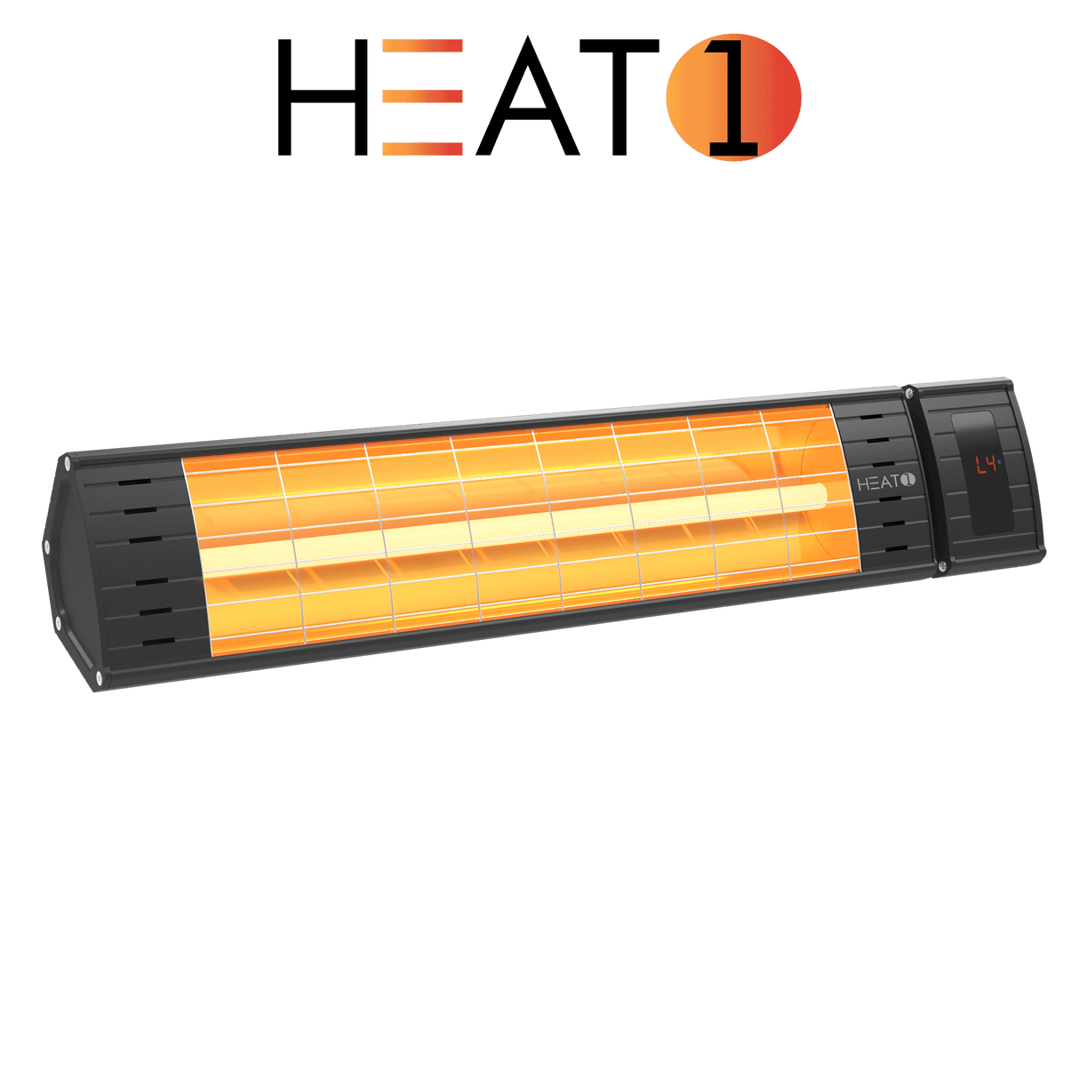 Terassilämmitin ECO pro - line 2300W kaukosäätimellä, musta HEAT1 - KarelianStore