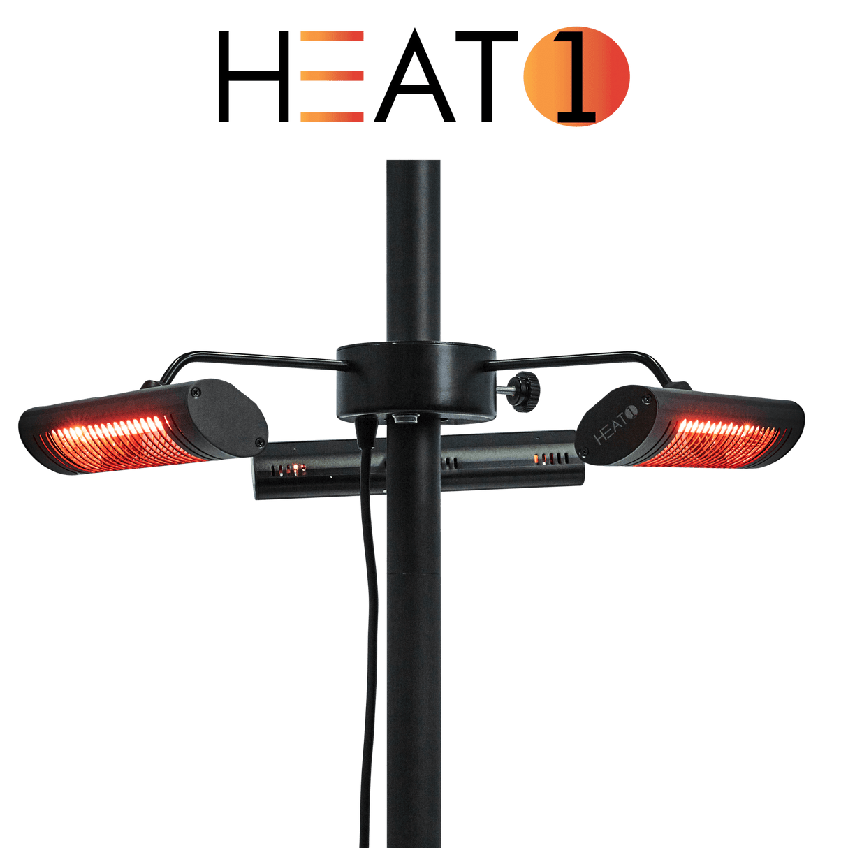 TerassilämmitinECO High - line 3 x 670 W, musta HEAT1 - KarelianStore