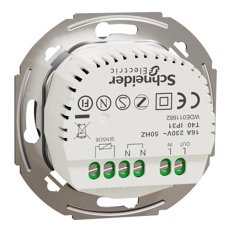 Termostaatti Schneider Electric Renova Wiser Musta - KarelianStore