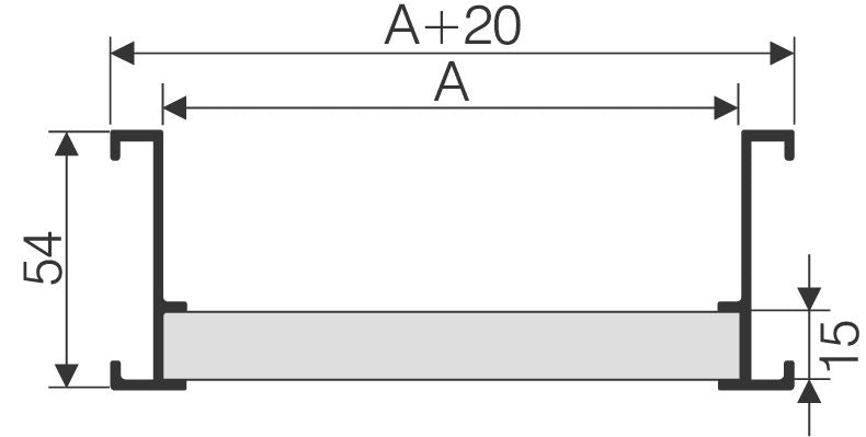 Tikashylly Ensto SYSTEMAL - PRESTO LH020 AL 200x54x6000 - KarelianStore