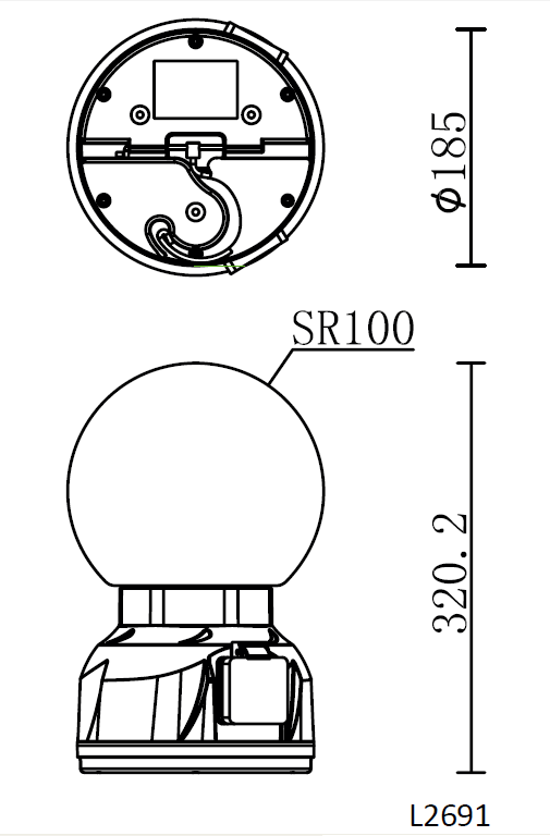 Työmaavalaisin PROF LED 28W 3200lm 2xPR 5m IP54 - KarelianStore