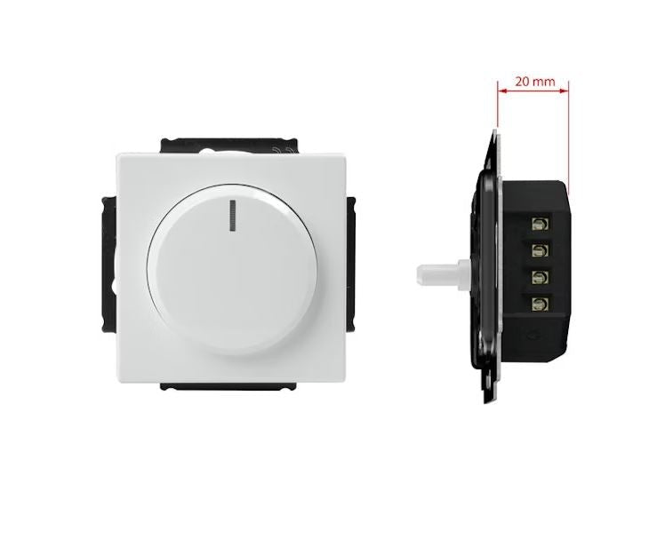 Valonsäädin ABB Impressivo 2 - 100 VA Led UPK Valkoinen - KarelianStore