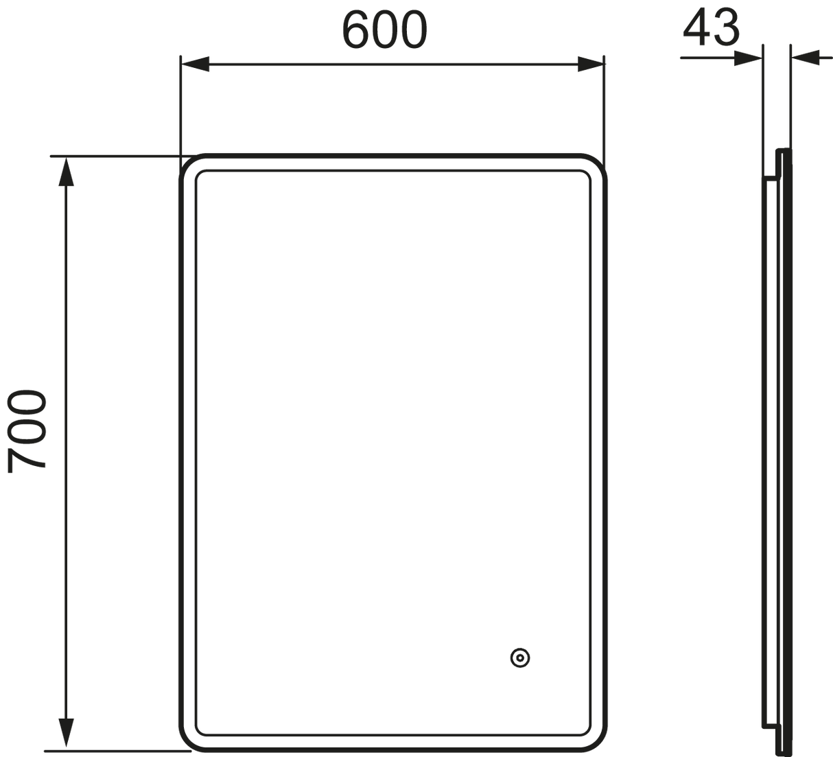 Valopeili Mora Cara 600x700 mm - KarelianStore