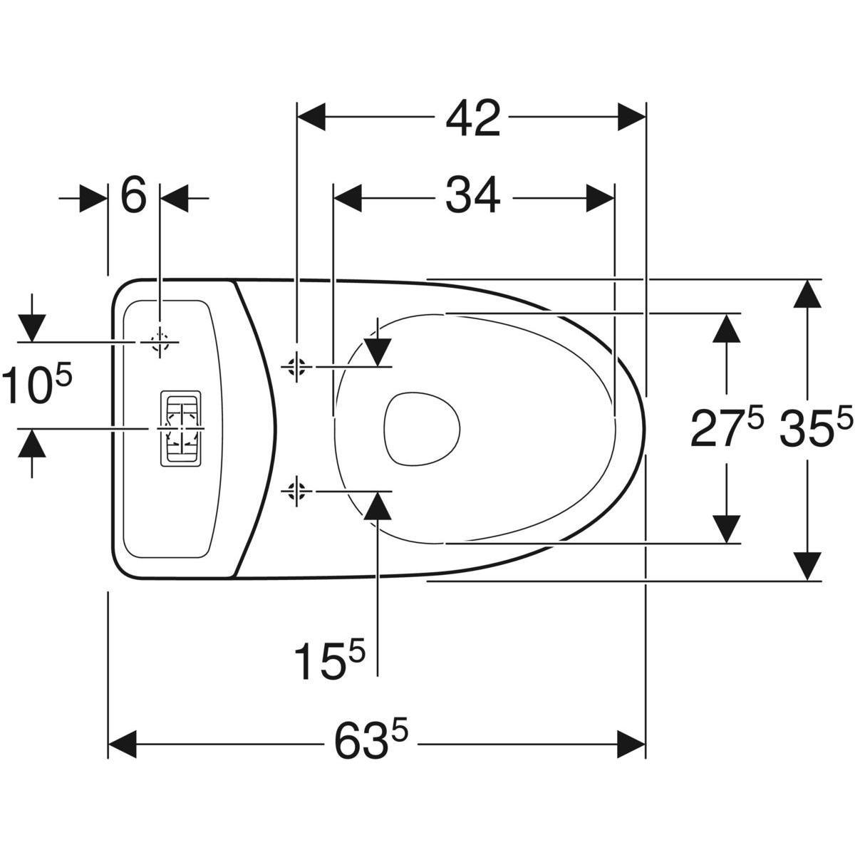 WC - istuin IDO Glow 63 - KarelianStore