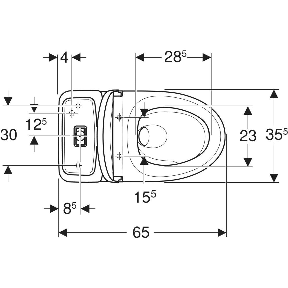 WC-istuin IDO Glow Art Turboflush - KarelianStore