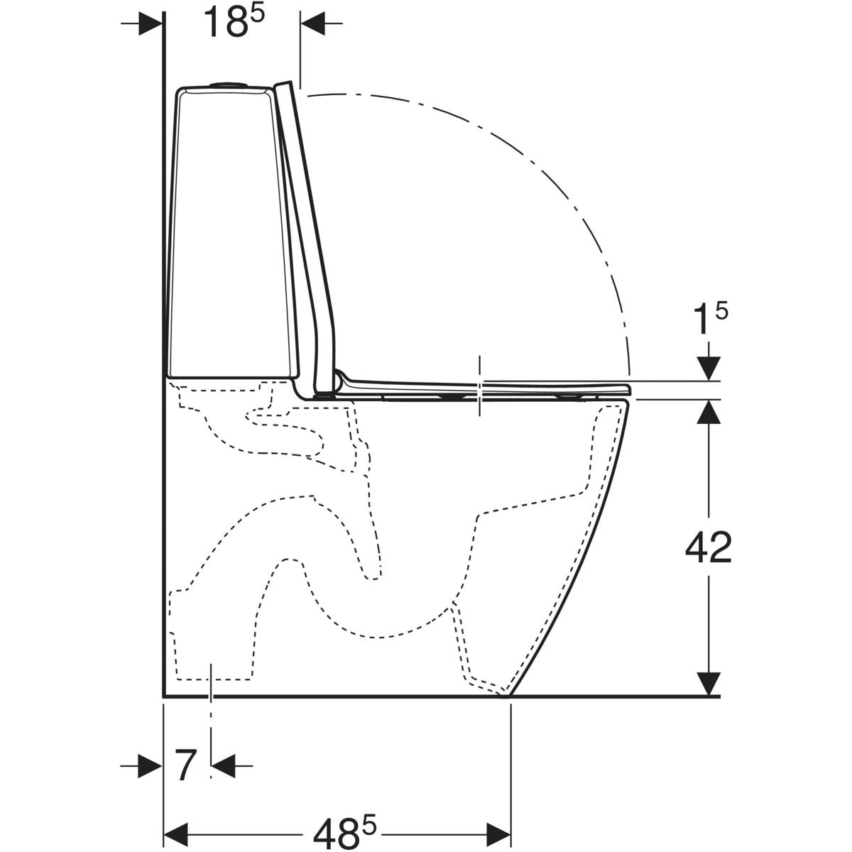 WC-istuin IDO Glow Art Turboflush - KarelianStore