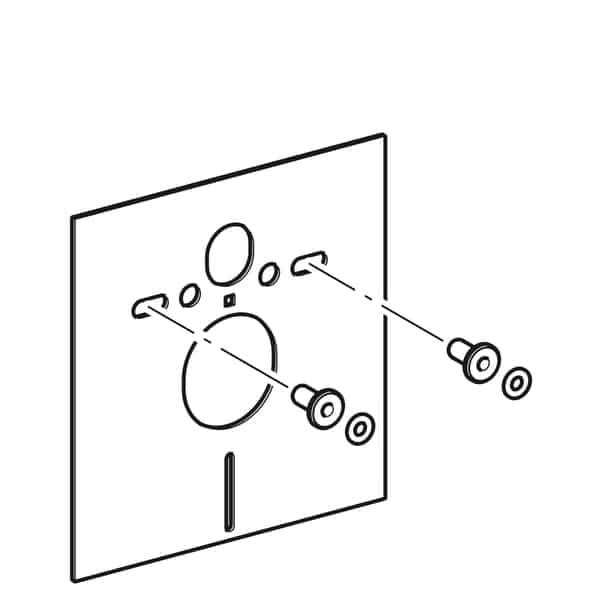 Äänieristyssarja Geberit seinä WC elementille - KarelianStore