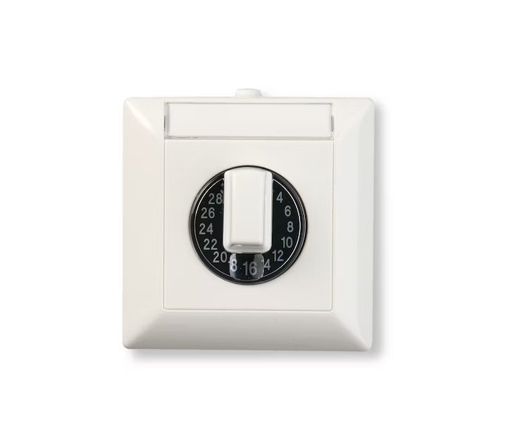 Ajastin Ensto Intro 120m 16A IP44 Valkoinen - KarelianStore