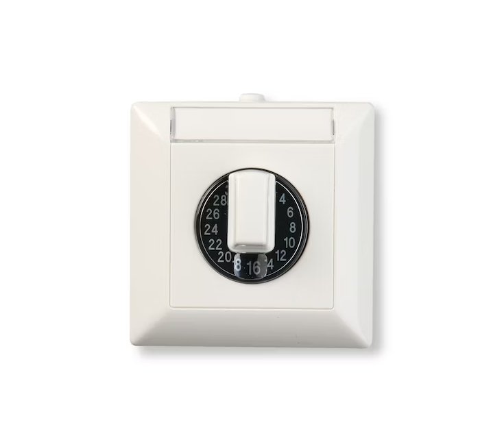 Ajastin Ensto Intro 120m 16A VK IP44 PP Valkoinen - KarelianStore