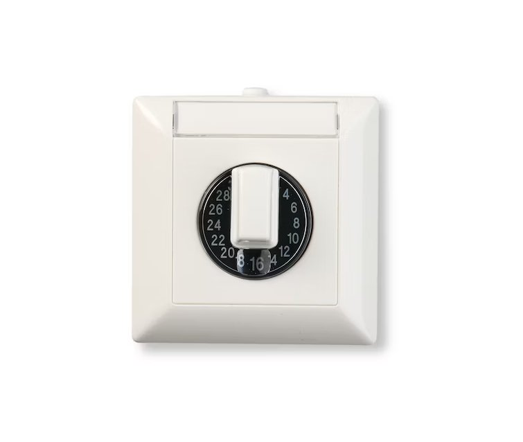 Ajastin Ensto Intro 12H 16A IP44 PP Valkoinen - KarelianStore