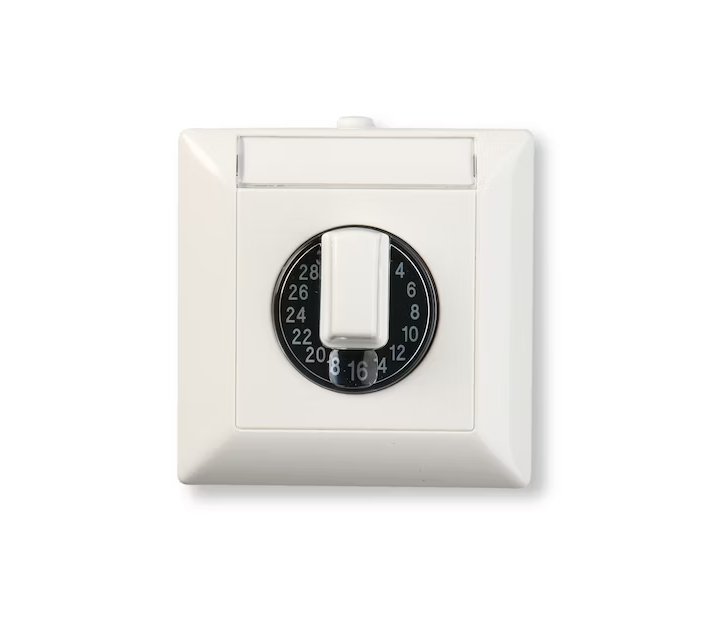 Ajastin Ensto Intro 30m 16A IP44 PP Valkoinen - KarelianStore