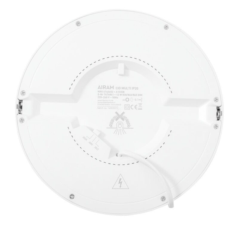 Alasvalo Airam Cio Multi IP20 12W Valkoinen Himmennettävä - KarelianStore