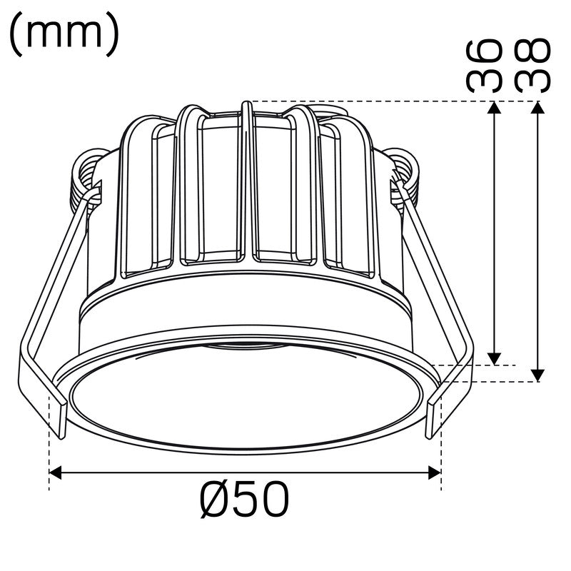 Alasvalo Hide-a-Lite Optic Deep XS IP44 230lm 4W 3000K Valkoinen - KarelianStore