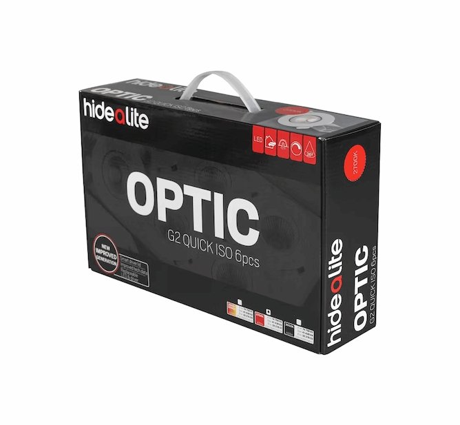 Alasvalo Hide-a-Lite Optic G2 Quick ISO IP44 500lm 6W Valkoinen 6kpl - KarelianStore