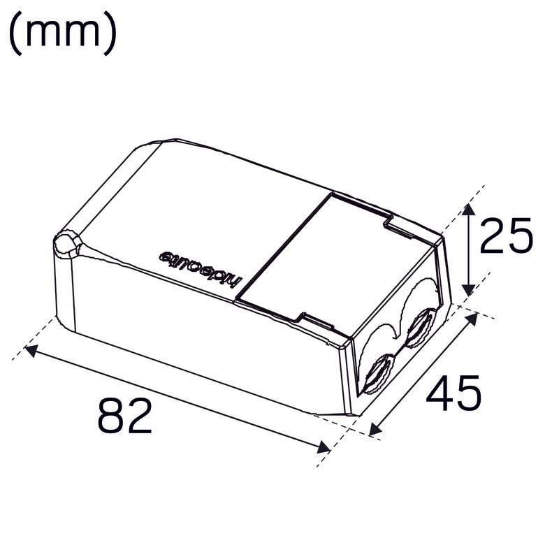 Alasvalo Hide-a-Lite Optic L ISO Tilt IP44 640lm 7.5W Musta - KarelianStore