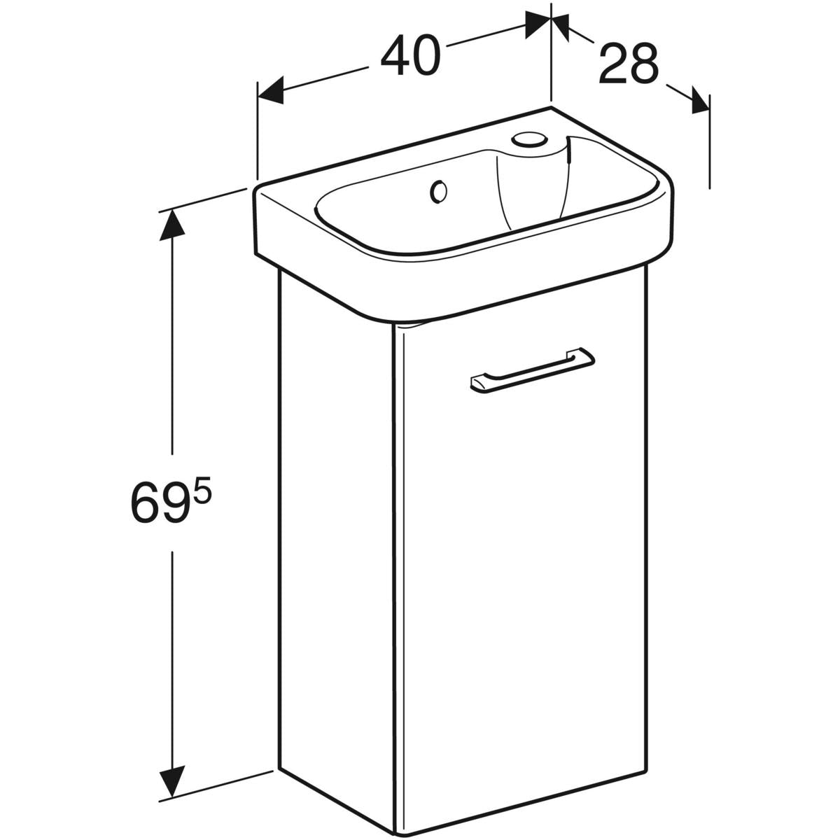 Allaskaappipaketti IDO 9606121001 GLOW 400 VASEN - KarelianStore