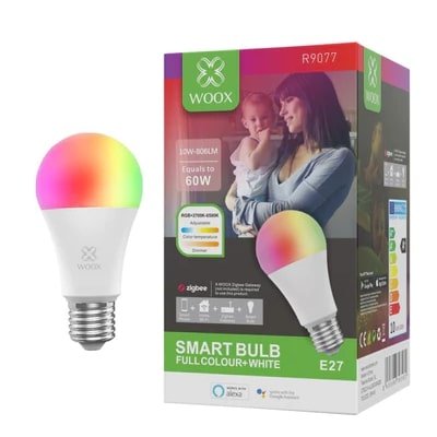 Älykäs LED lamppu E27 RGB+CCT Zigbee - KarelianStore