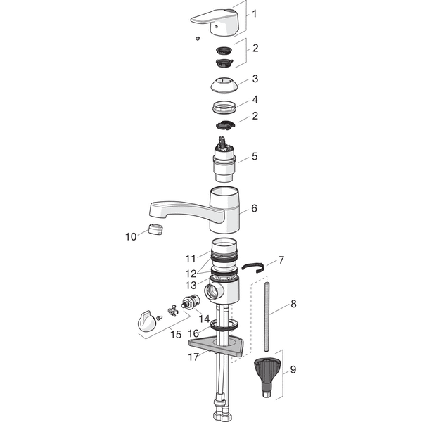 Aputilahana Oras 1829G Vega Pesukoneventtiilillä ja kuraharjalla - KarelianStore
