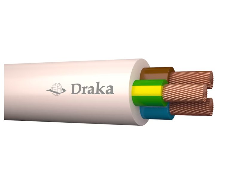 Asennusjohto Draka Halonet 3x1.5 S R100 100m - KarelianStore