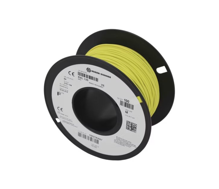 Asennusjohto Radox HF 125 Keltainen 0.5 PK100 ECA 100m - KarelianStore