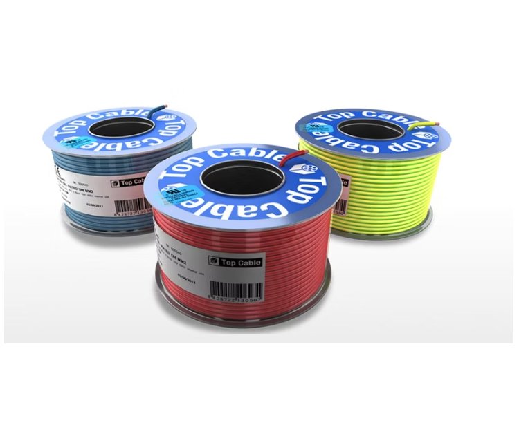 Asennusjohto Top Cable MKJ 90C 0.75 Oranssi TRI PK100 ECA 100m - KarelianStore