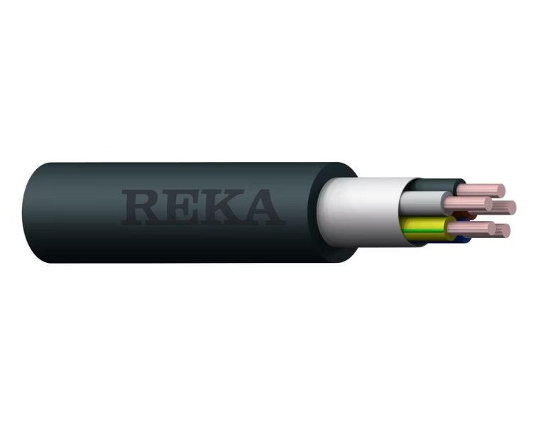 Asennuskaapeli Reka HF EQQ LiteR 5x1.5 S Musta PK200 DCA 200m - KarelianStore