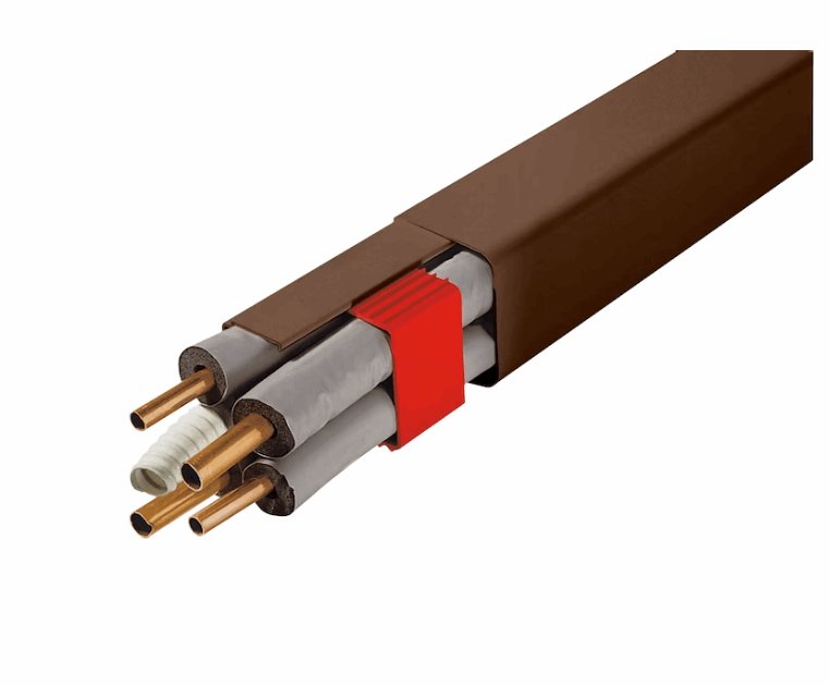 Asennuskanava Artiplastic 80x60 Ruskea 2m - KarelianStore