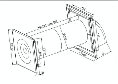 Awenta HRV100 Seinäventtiili LTO - KarelianStore