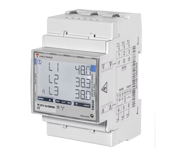 Energiamittari Carlo Gavazzi EM330 3V 5A LK B 3-DIN S1 - KarelianStore
