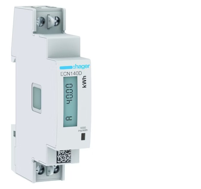 Energiamittari Hager ECN140D 1V Suora 40A 1 moduuli - KarelianStore