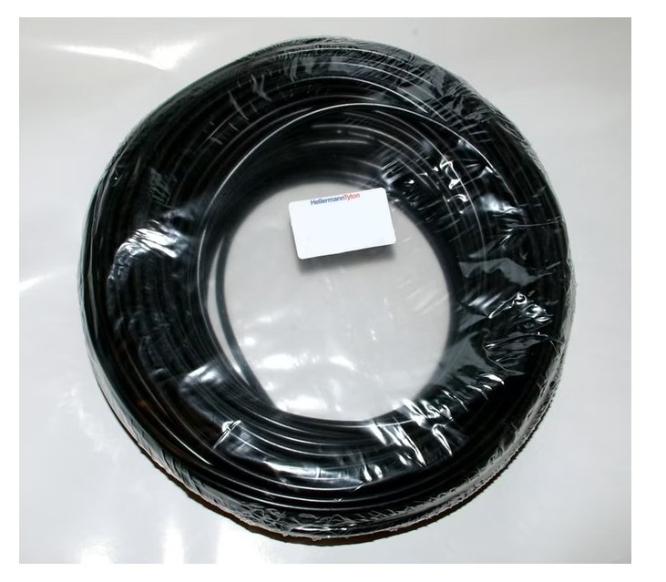 Eristeletku HellermanTyton PVC 10.0 Musta 50m - KarelianStore