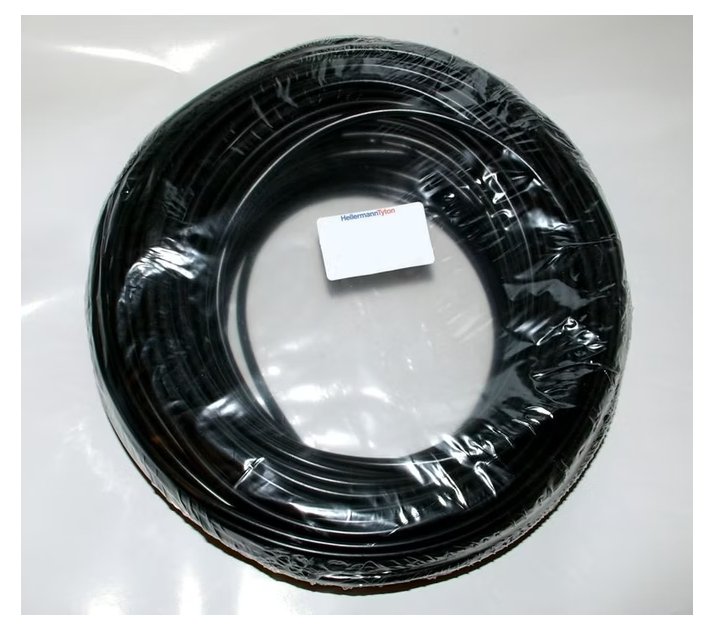 Eristeletku HellermanTyton PVC 8.0 Musta 50m - KarelianStore