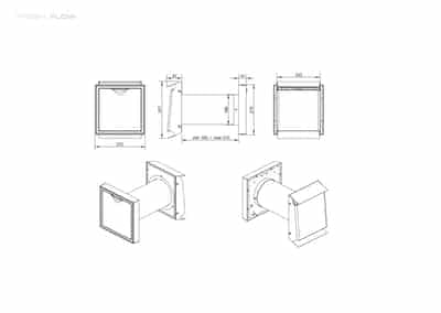 Fresh Flow FDX ilmanvaihtolaite lämmöntalteenotolla - KarelianStore
