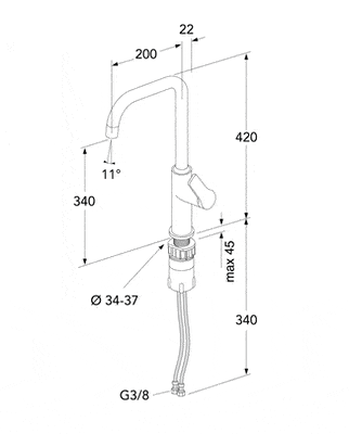 Gustavsberg Epic keittiöhana - KarelianStore